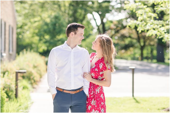 Summer Engagement at Cantigny by Rachael Watson Photography Inc.