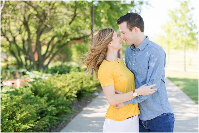 Summer Engagement at Cantigny by Rachael Watson Photography Inc.