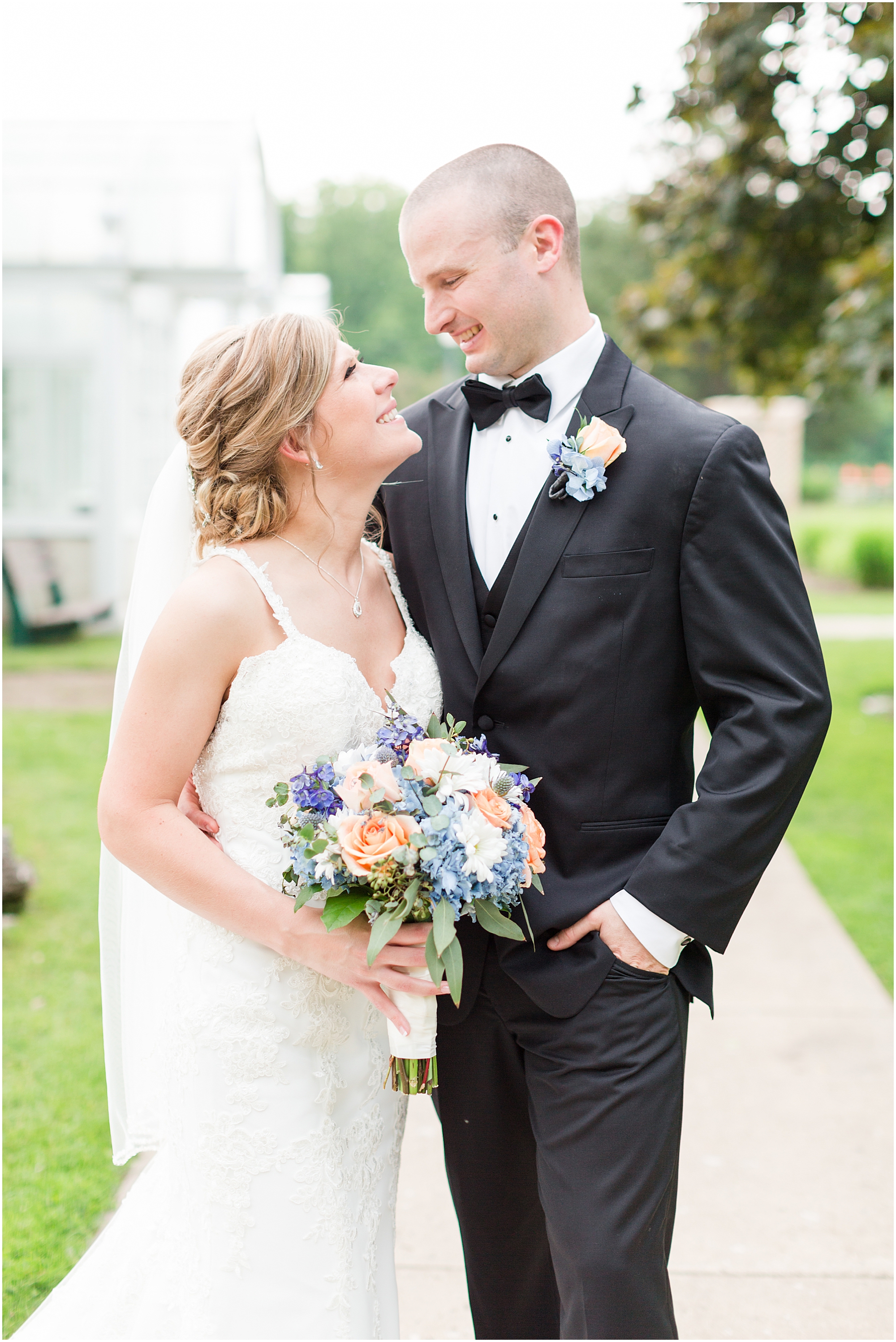 A Stunning Summer Wedding at Bird Haven Greenhouse & Conservatory in Joliet, IL by Rachael Watson Photography