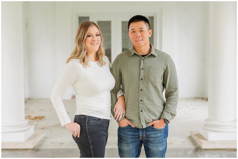 A Fall Engagement at Hurley Gardens: Jane & Tim - Showit Blog
